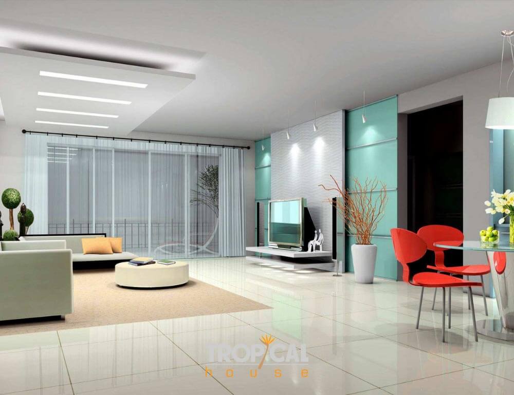 thiết kế nội thất nh&agrave; nhỏ đẹp với phong c&aacute;ch Contemporary